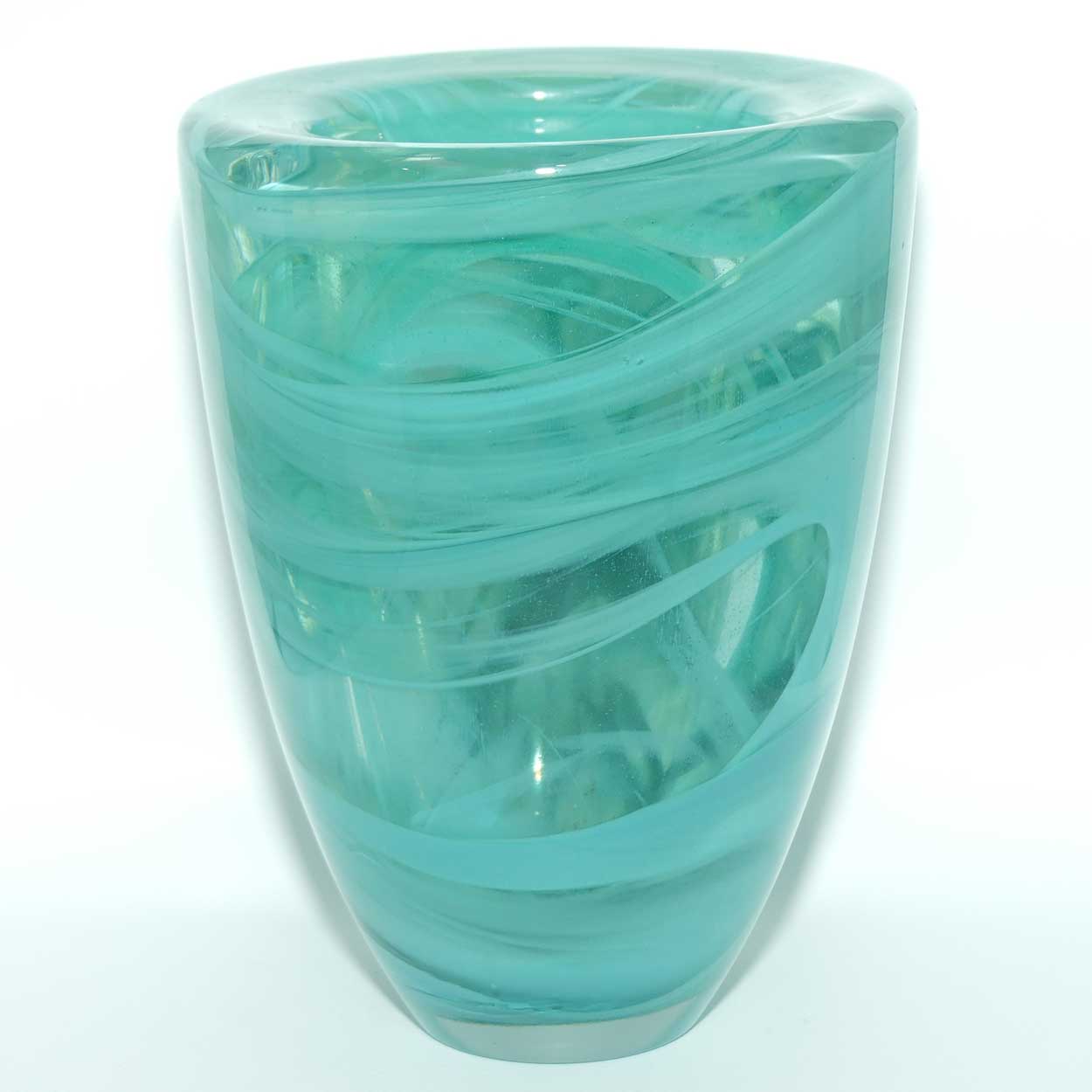 Kosta Sweden Mid Century Modern Atoll vase