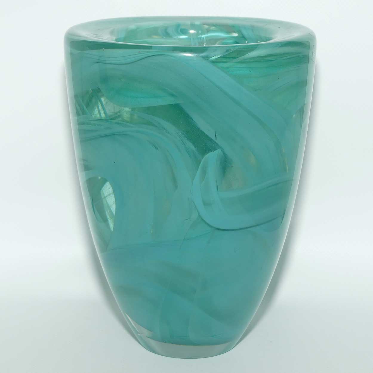 Kosta Sweden Mid Century Modern Atoll vase