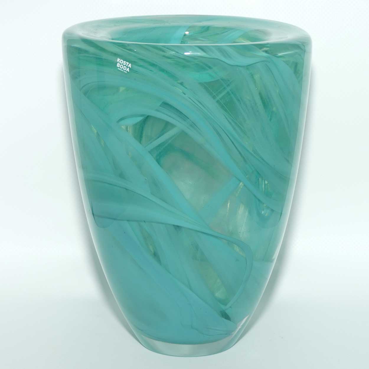 Kosta Sweden Mid Century Modern Atoll vase