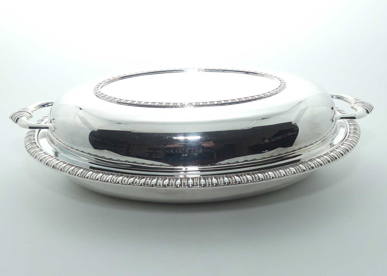 Hecworth Old Sheffield oval shaped vegetable dish | tureen