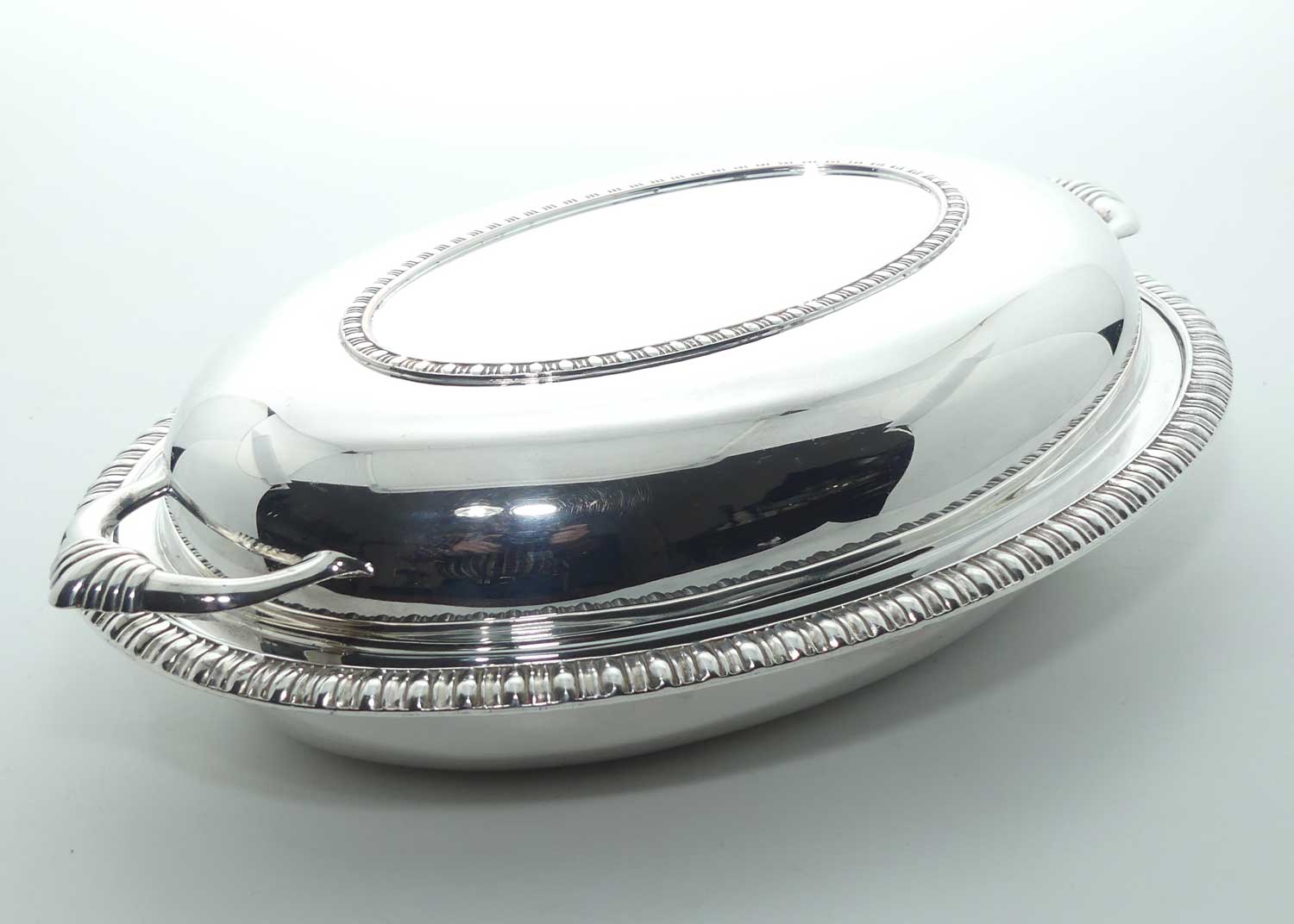 Hecworth Old Sheffield oval shaped vegetable dish | tureen