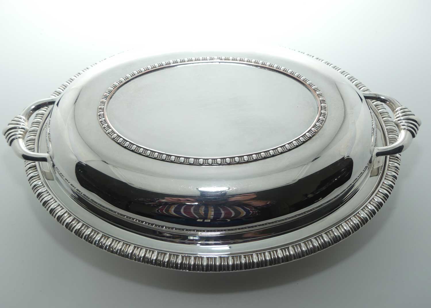Hecworth Old Sheffield oval shaped vegetable dish | tureen
