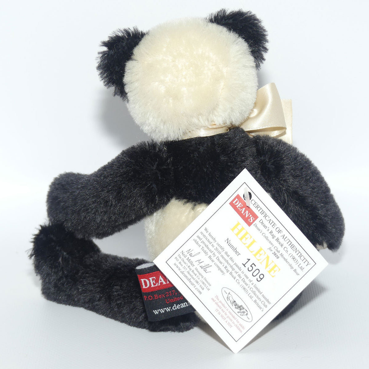 Dean's Rag Book Company Collectors Club Bear | Helene | LE #1509