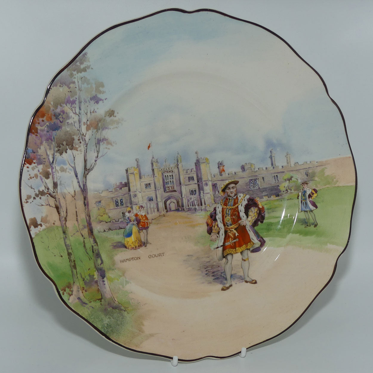 Royal Doulton Historic England plate D5940 | Henry VIII at Hampton Court
