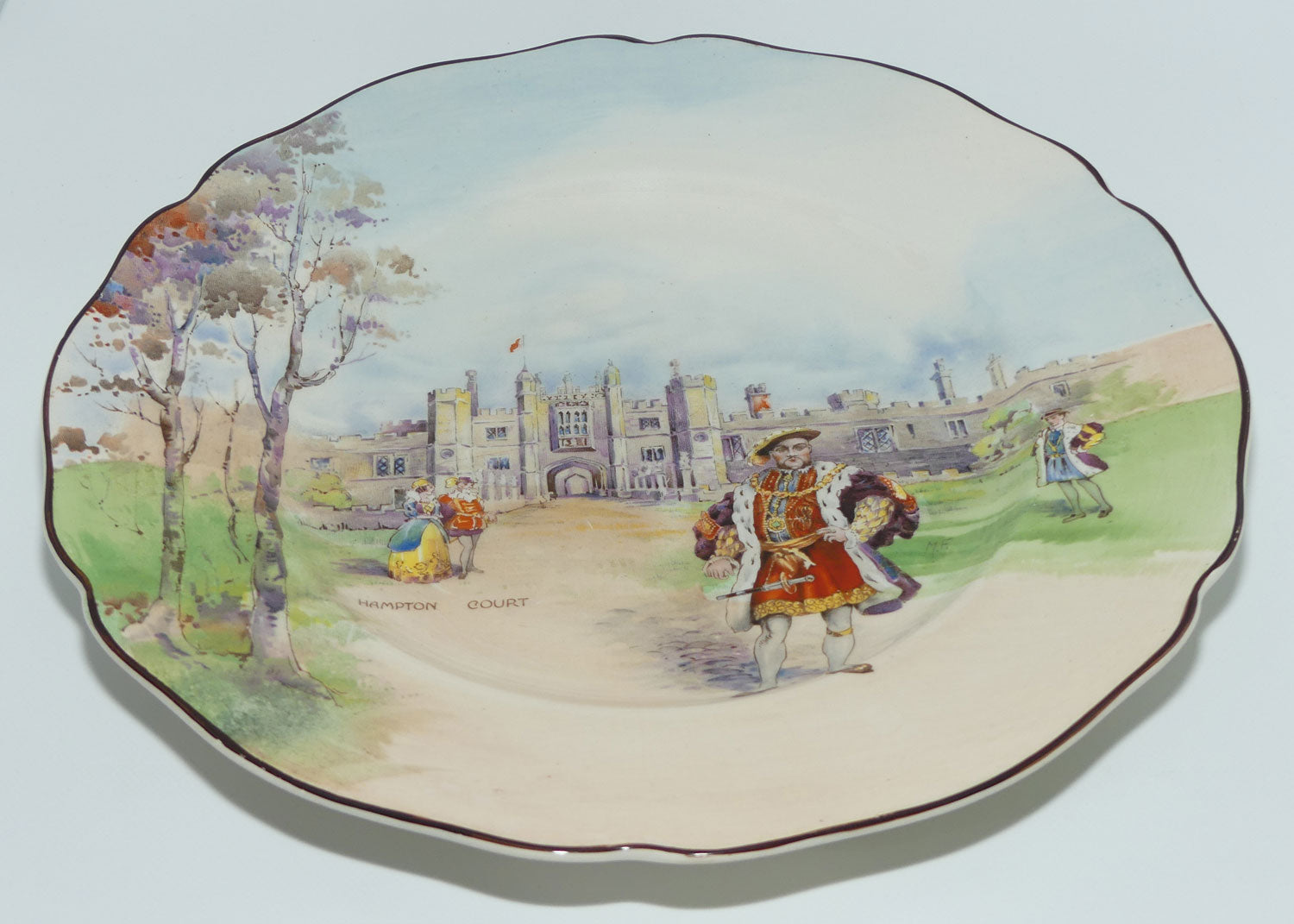 Royal Doulton Historic England plate D5940 | Henry VIII at Hampton Court