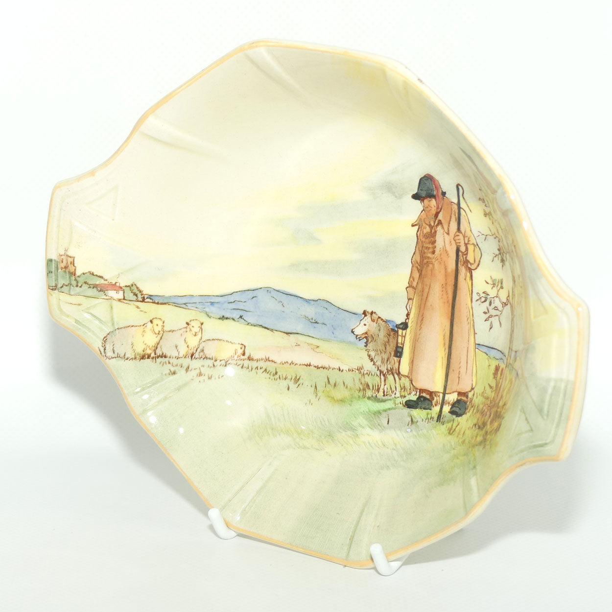 Royal Doulton Cotswold Shepherd hexagonal dish D5561 | #1