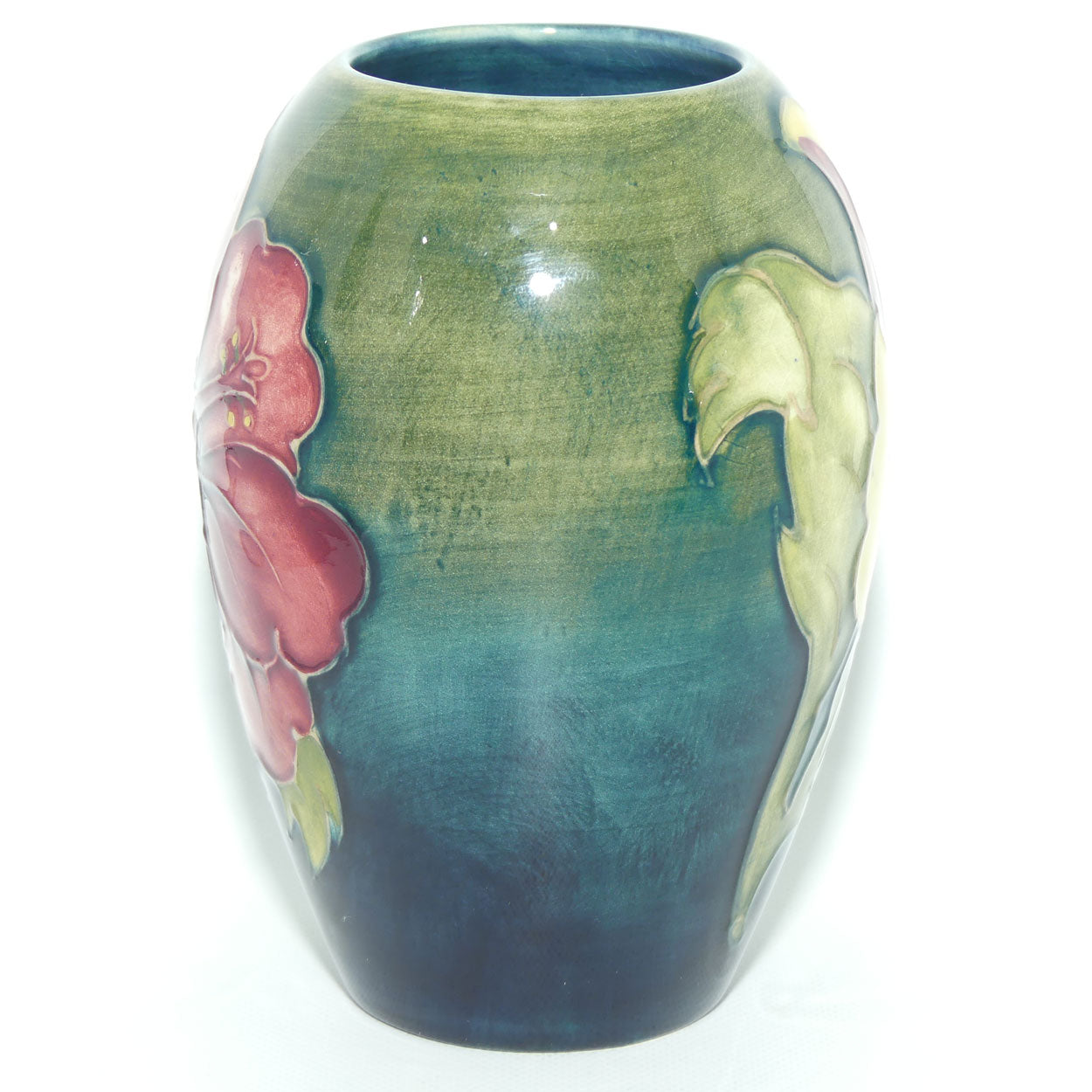 Walter Moorcroft Hibiscus (Green) 102/5 vase