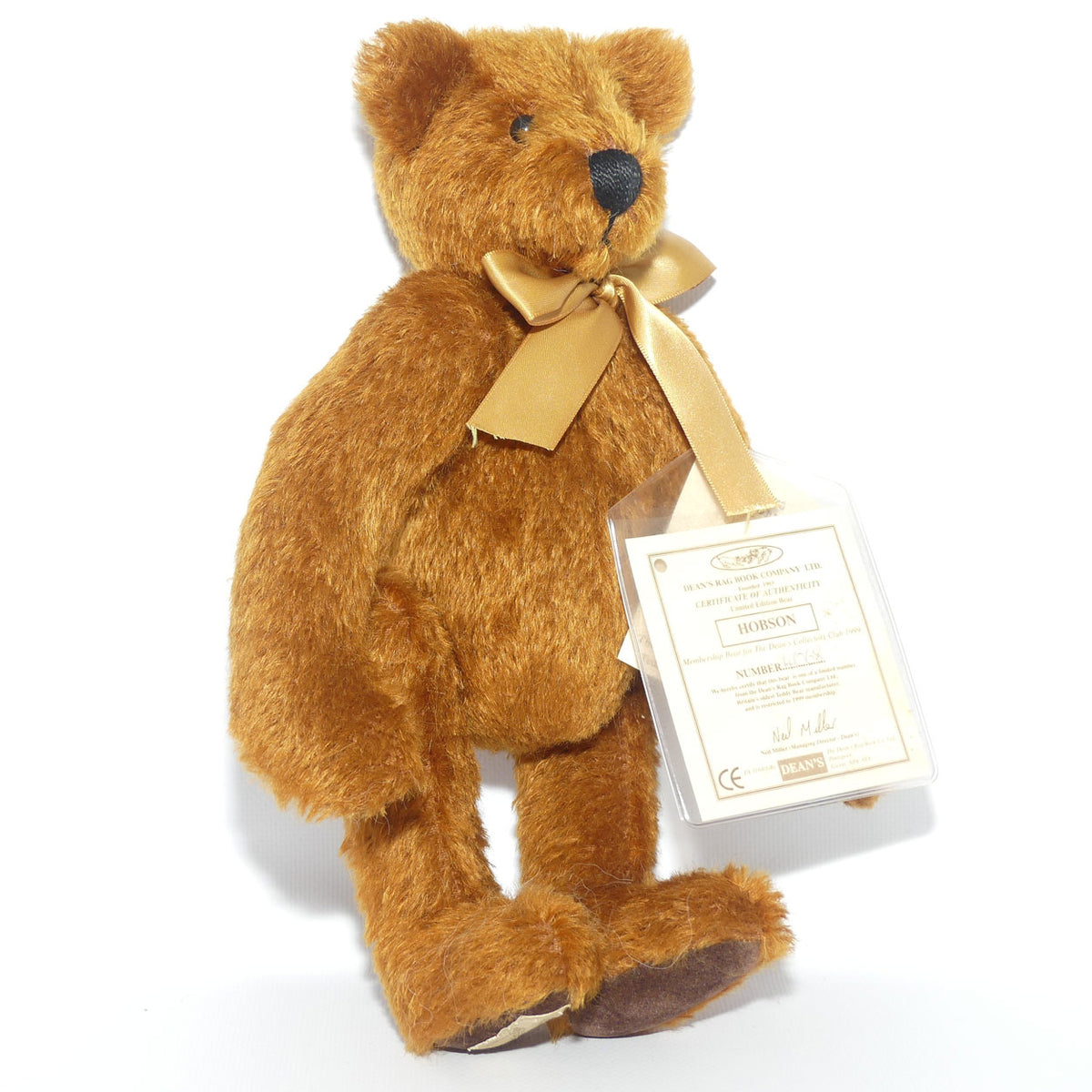 Dean's Rag Book Company Limited Edition Bear | Hobson | #4068