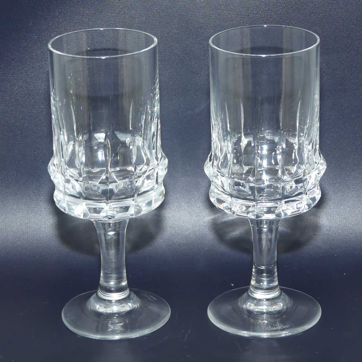 Rosenthal Studio Line Crystal pair of stemmed wine glasses | 150ml | Holdfast design | #2