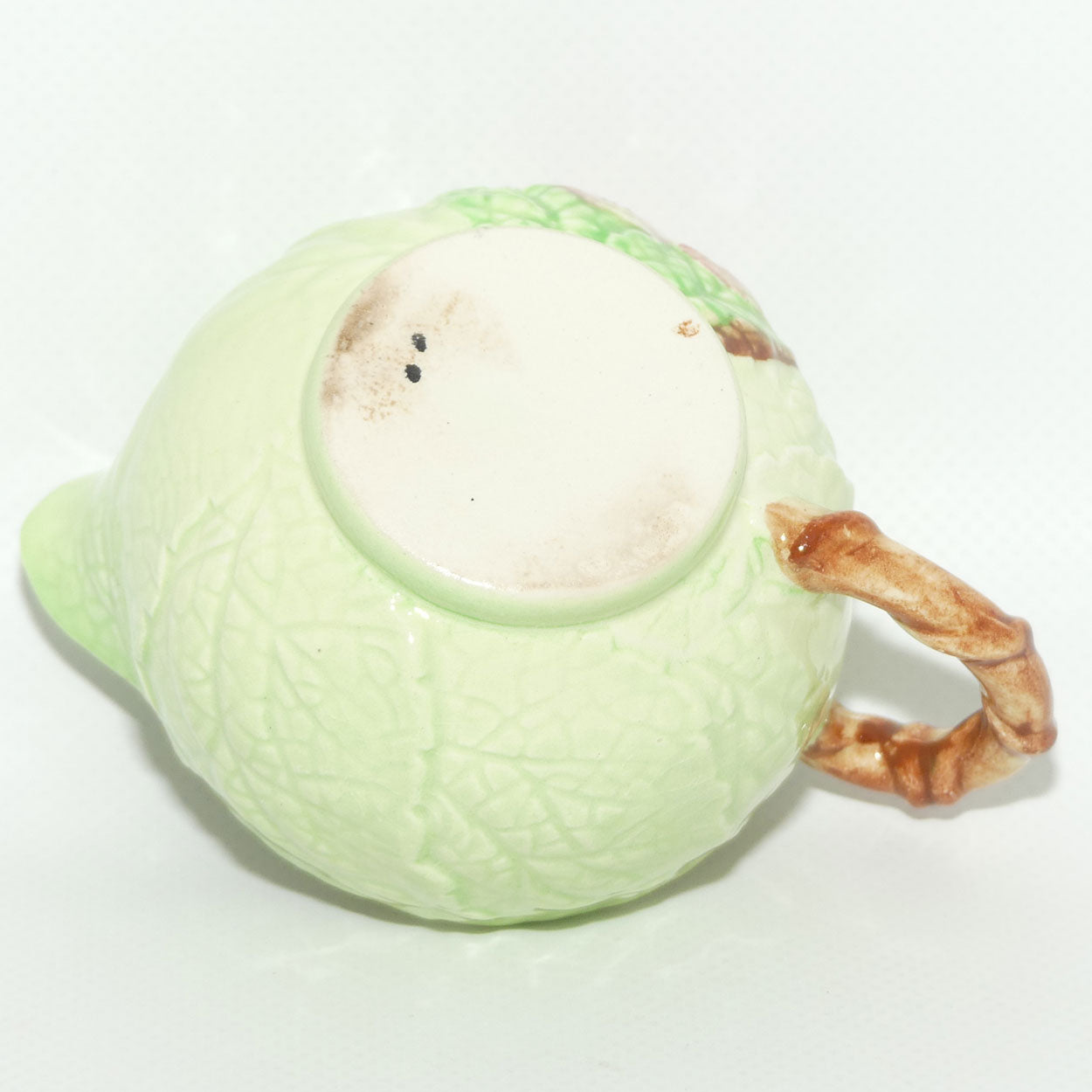 Carlton Ware Hollyhocks pattern small jug | Green