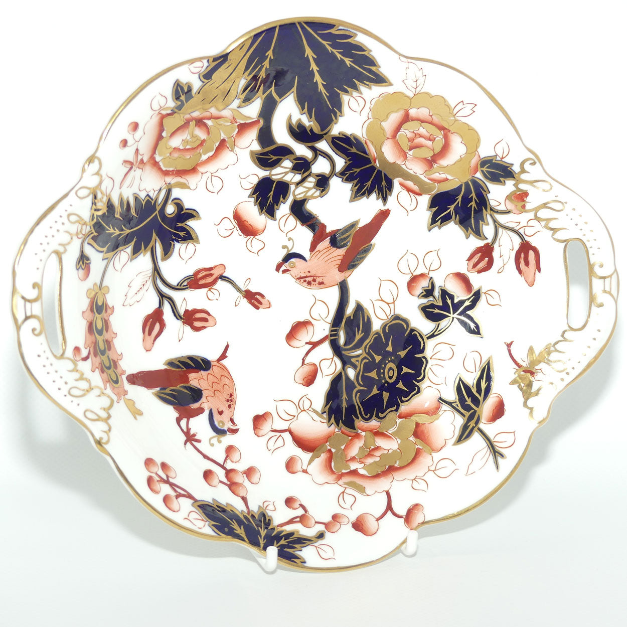Coalport Hong Kong pattern double handle dish | 22cm