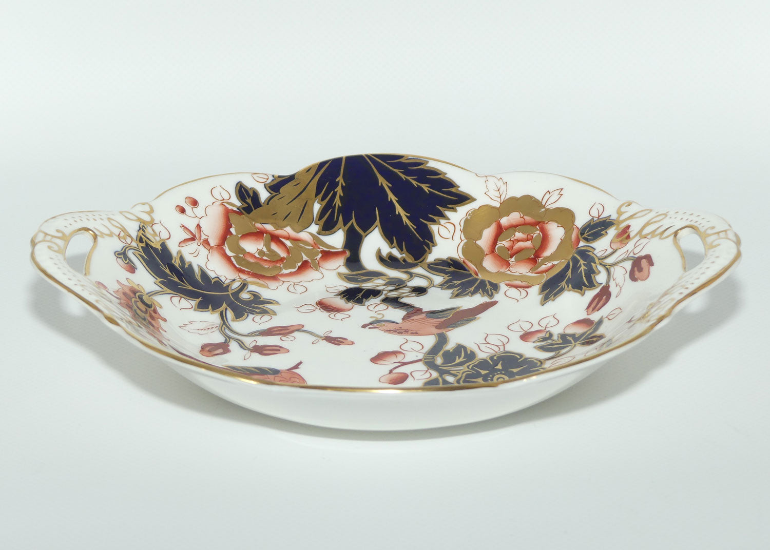 Coalport Hong Kong pattern double handle dish | 22cm
