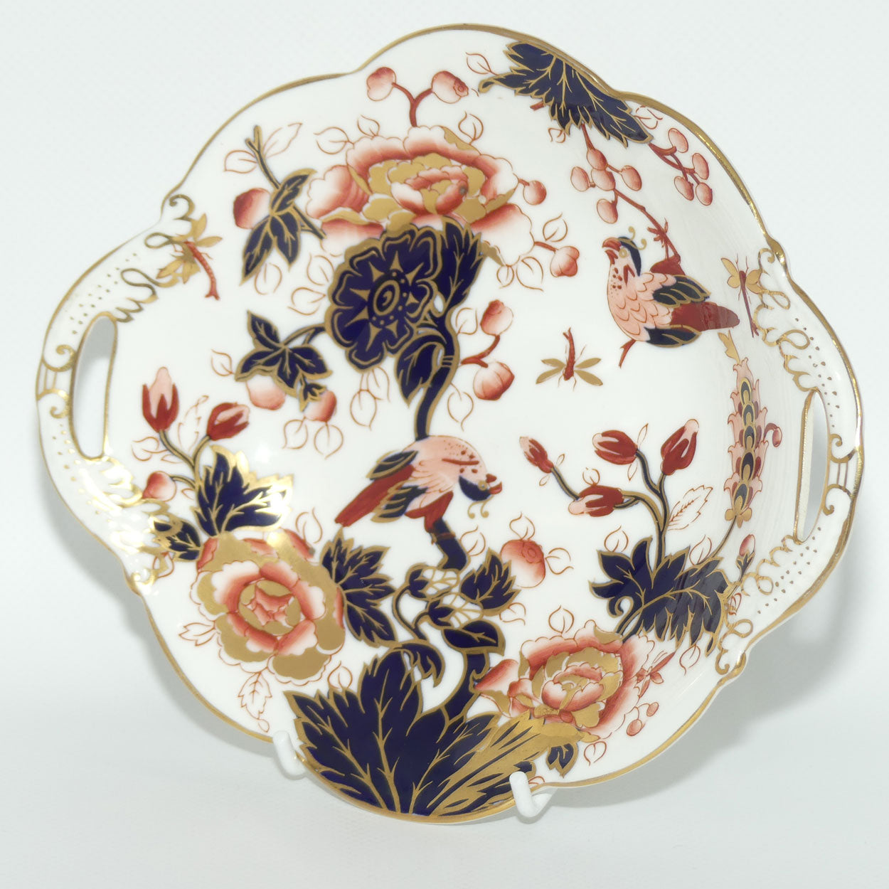 Coalport Hong Kong pattern double handle dish | 19.5cm