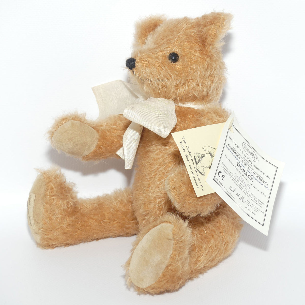 Dean's Rag Book Company Collectors Club Bear | Horace | LE #1849