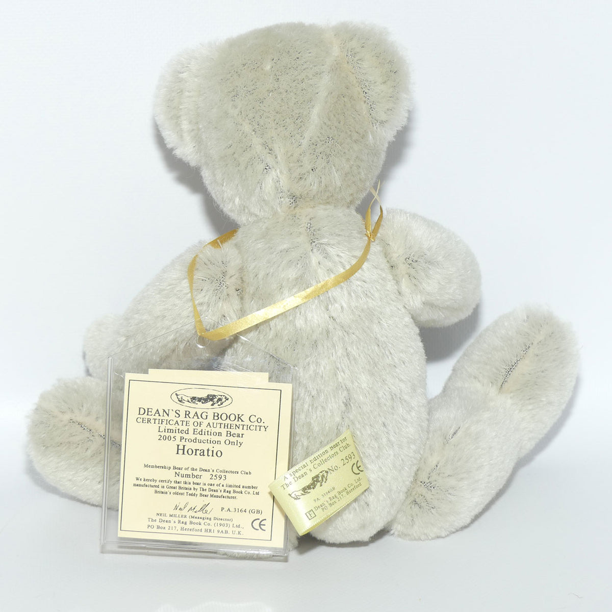 Dean's Rag Book Company Limited Collectors Club Bear | Horatio | #2593