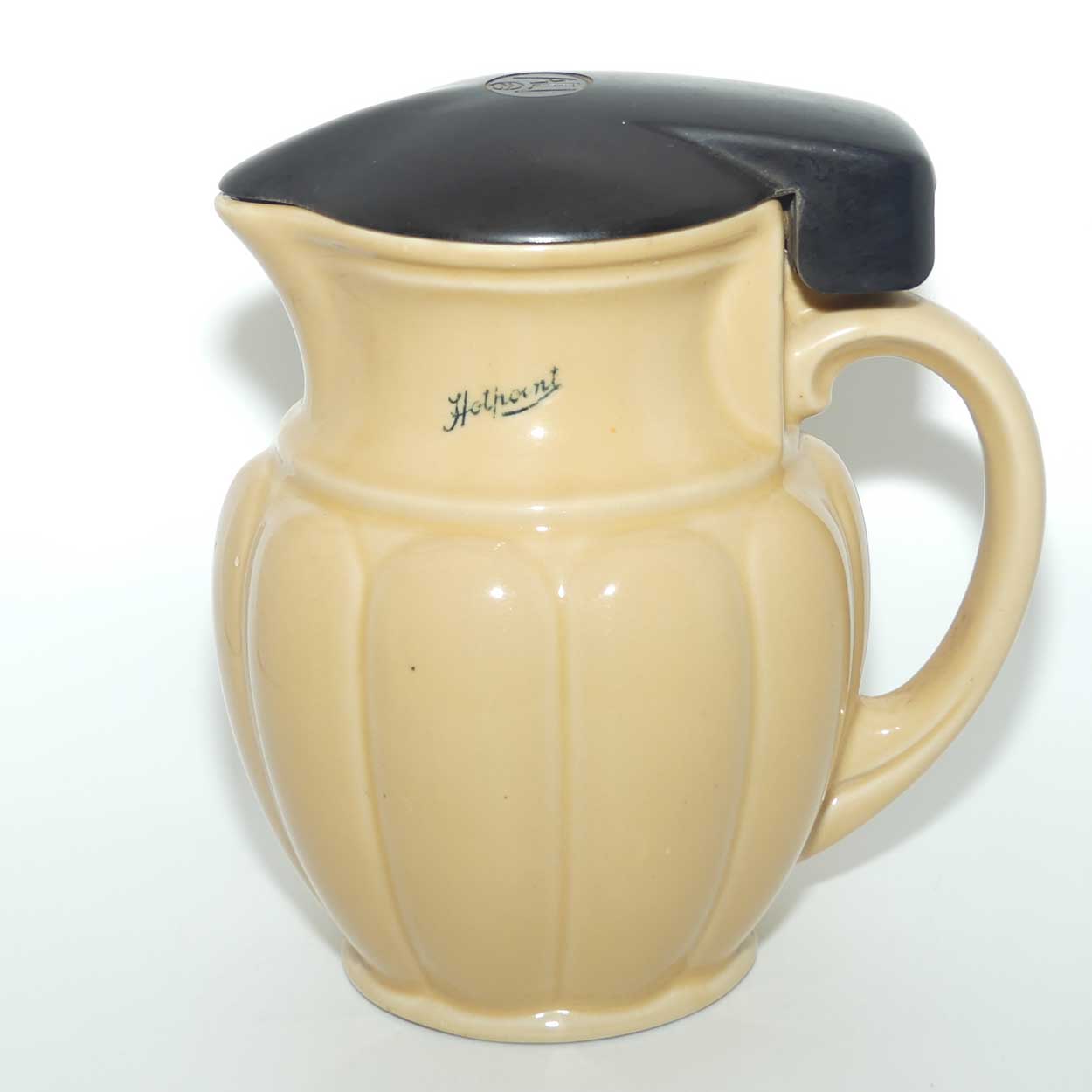 Early Australian AEI Hotpoint electric jug complete with cord and element | Blue Hotpoint logo
