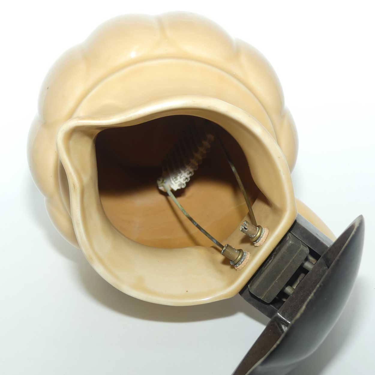 Early Australian AEI Hotpoint electric jug complete with cord and element | Blue Hotpoint logo