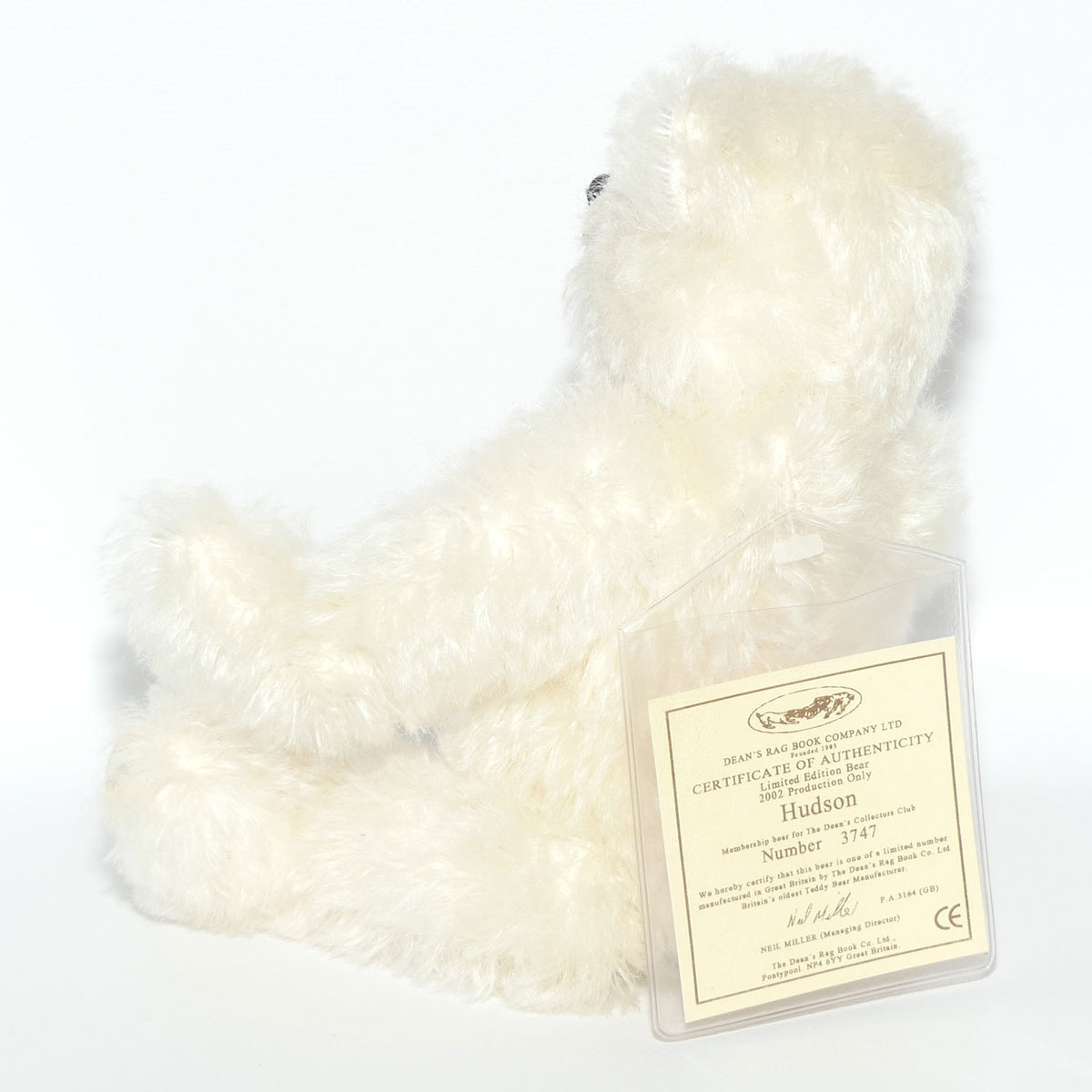 Dean's Rag Book Company Collectors Club Bear | Hudson | LE #3747