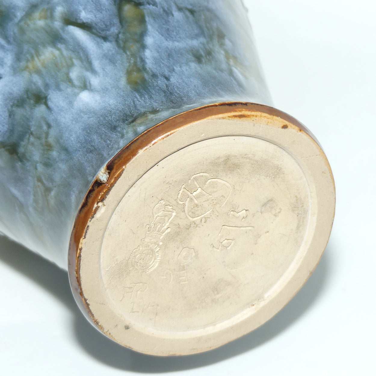 Royal Doulton Hannah Barlow stoneware very large flaired horse vase