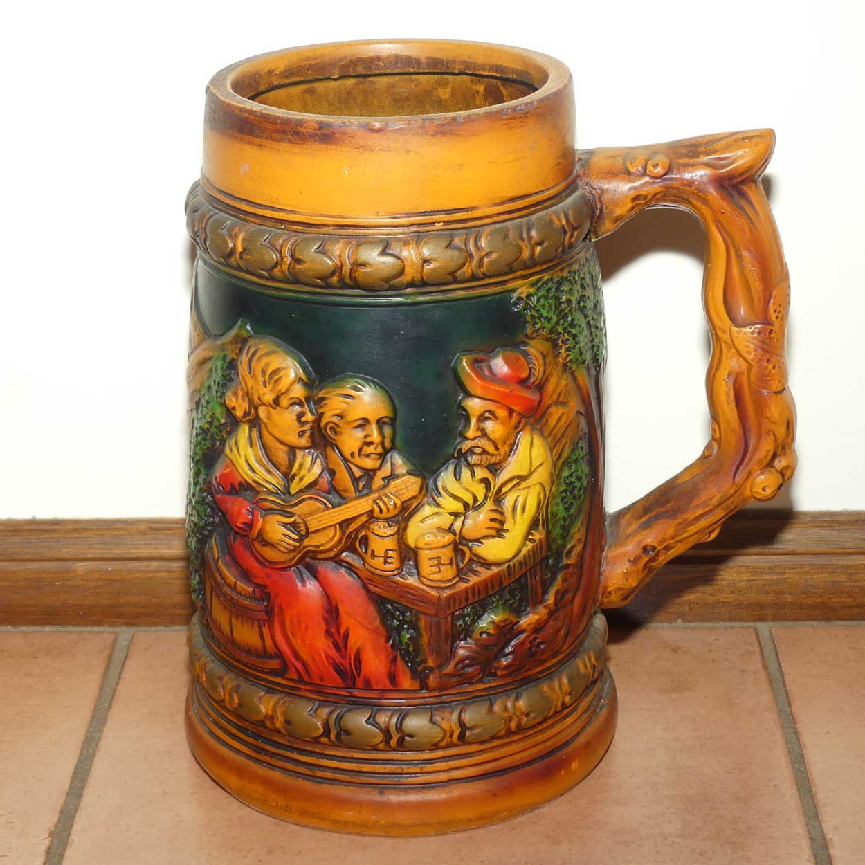 Very Large Vintage Beer Tankard | Cavaliers