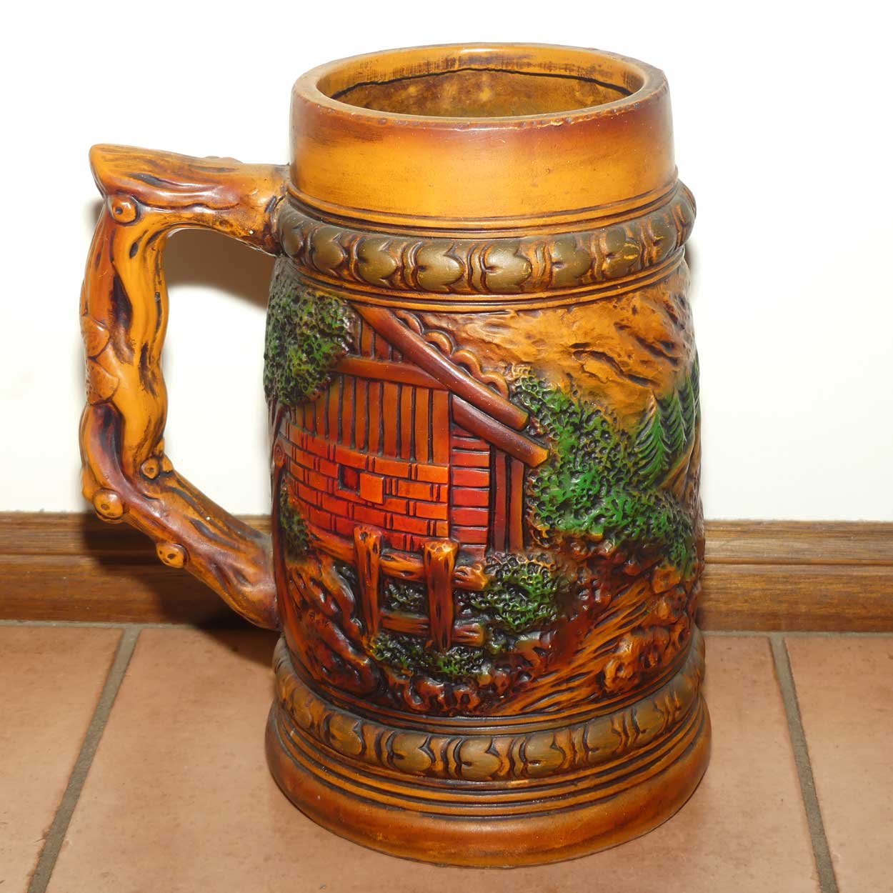 Very Large Vintage Beer Tankard | Cavaliers
