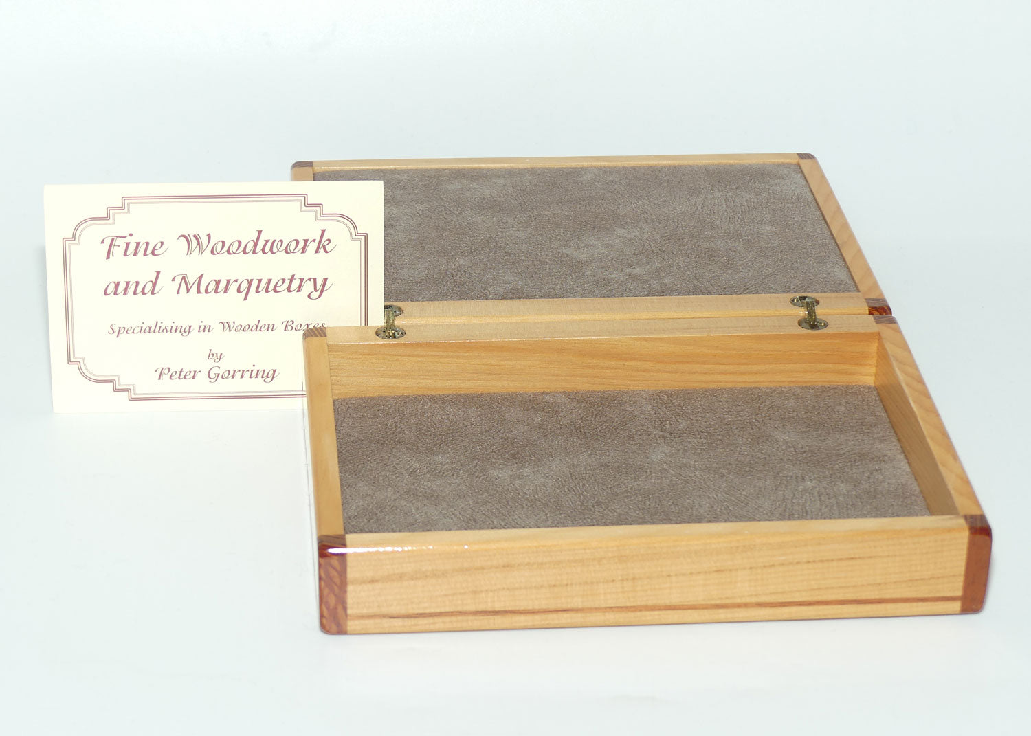 Tasmanian Tigergrain Myrtle jewel box | 20cm wide | by Peter Gorring