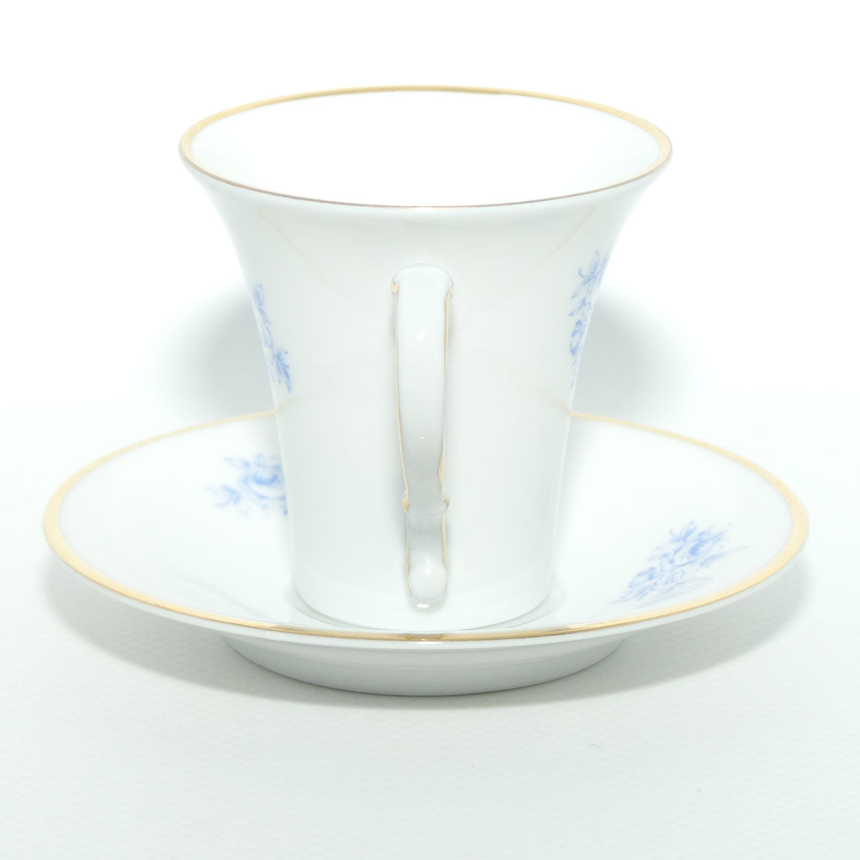 Hutschenreuther Selb Germany | Classical Blue and White Floral Demi tasse duo
