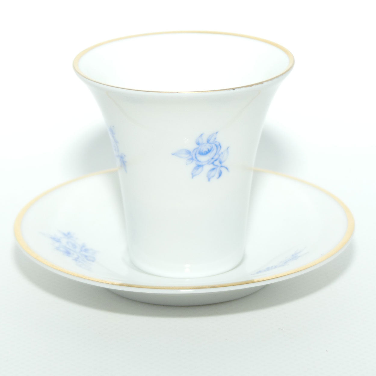 Hutschenreuther Selb Germany | Classical Blue and White Floral Demi tasse duo