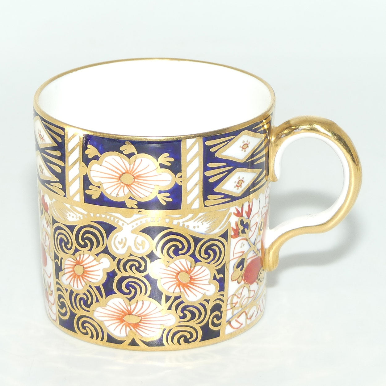 Royal Crown Derby Traditional Imari 2451 set of 6 demi tasse coffee duos