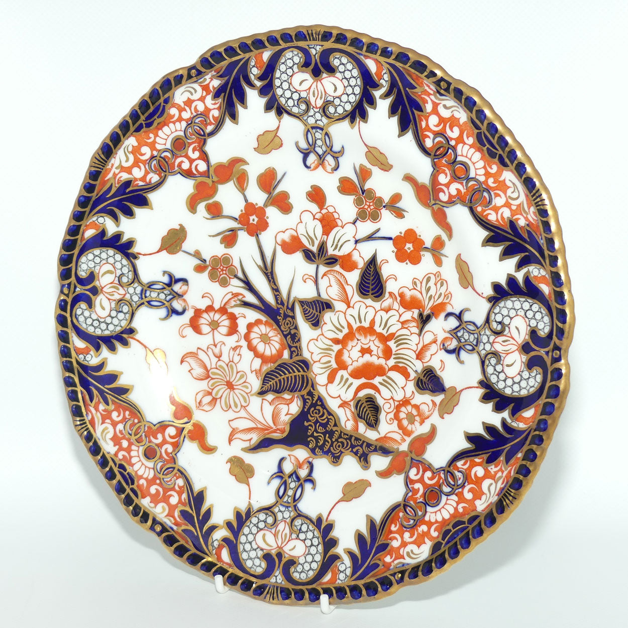 Royal Crown Derby Imari 383 plate #1 | 25.5cm diam | c.1893