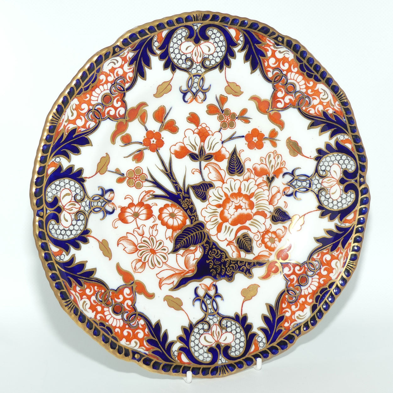 Royal Crown Derby Imari 383 plate #1 | 25.5cm diam | c.1893