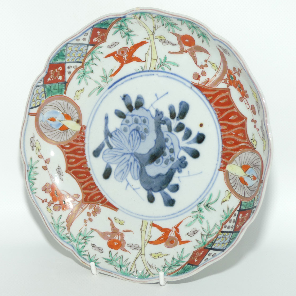 Japanese Imari hand painted cabinet plate c.1900