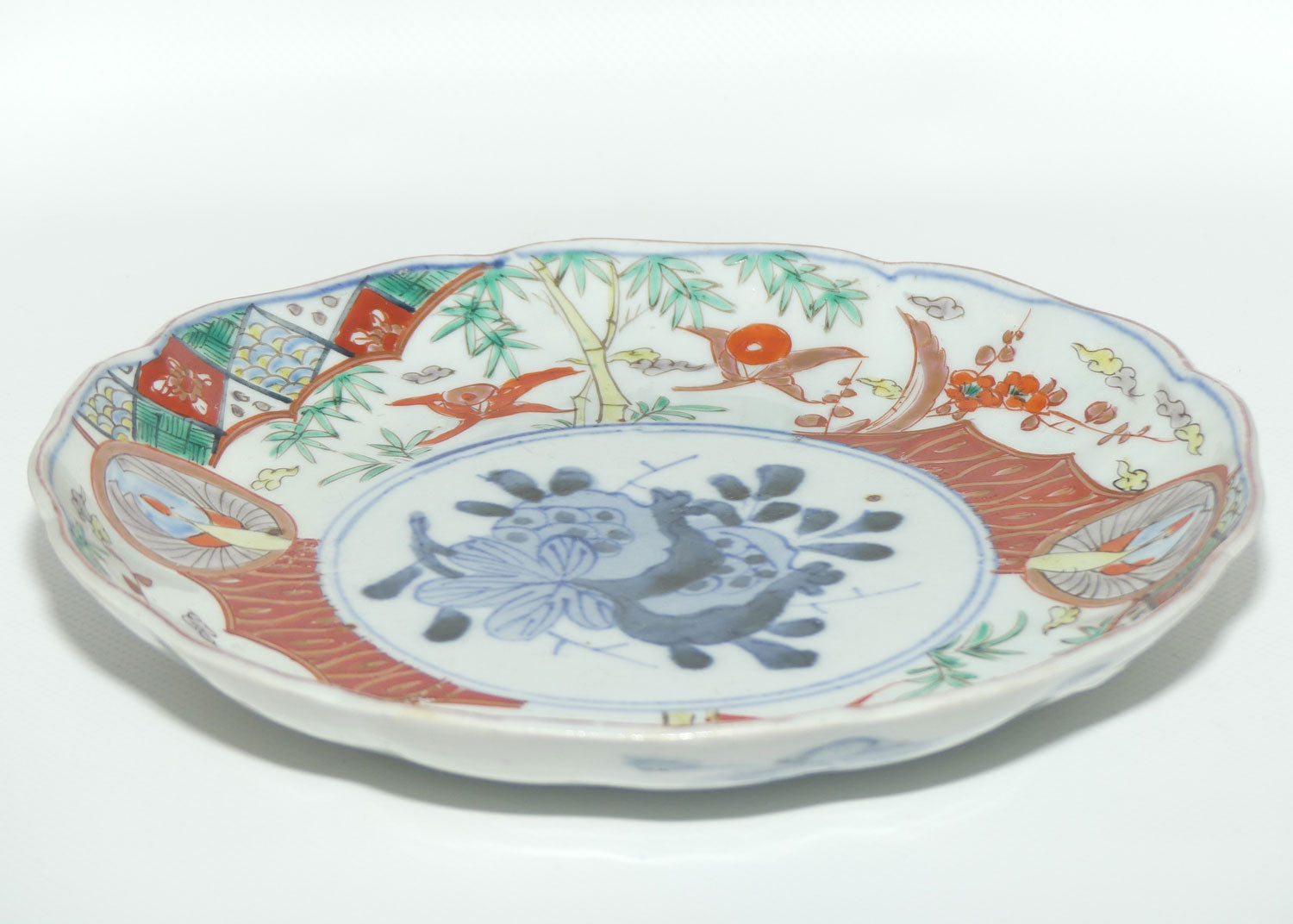 Japanese Imari hand painted cabinet plate c.1900
