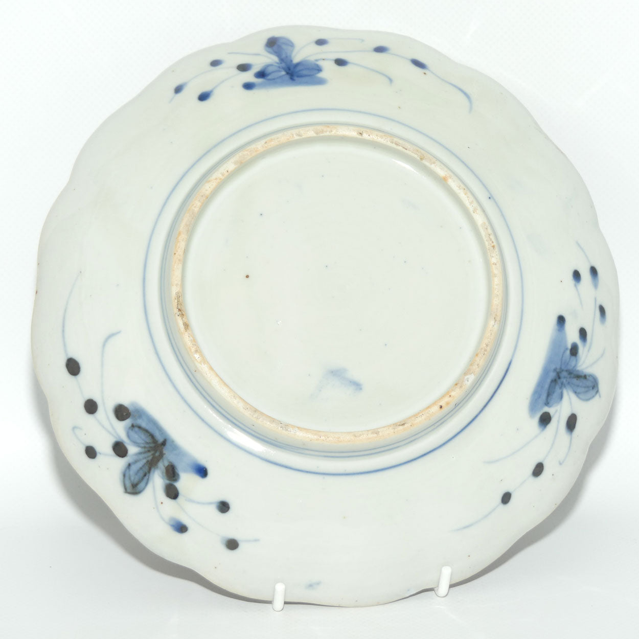 Japanese Imari hand painted cabinet plate c.1900 | Red and Blue