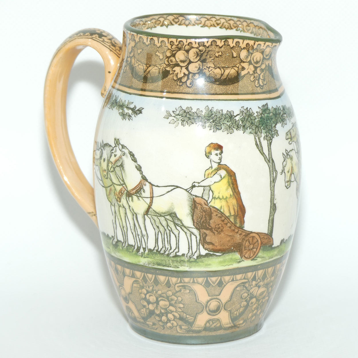 Doulton Burslem Isthmian Games Tavern shape jug D1012 (#1)