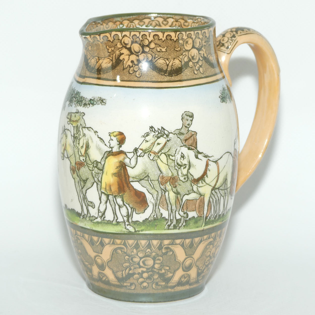 Doulton Burslem Isthmian Games Tavern shape jug D1012 (#1)