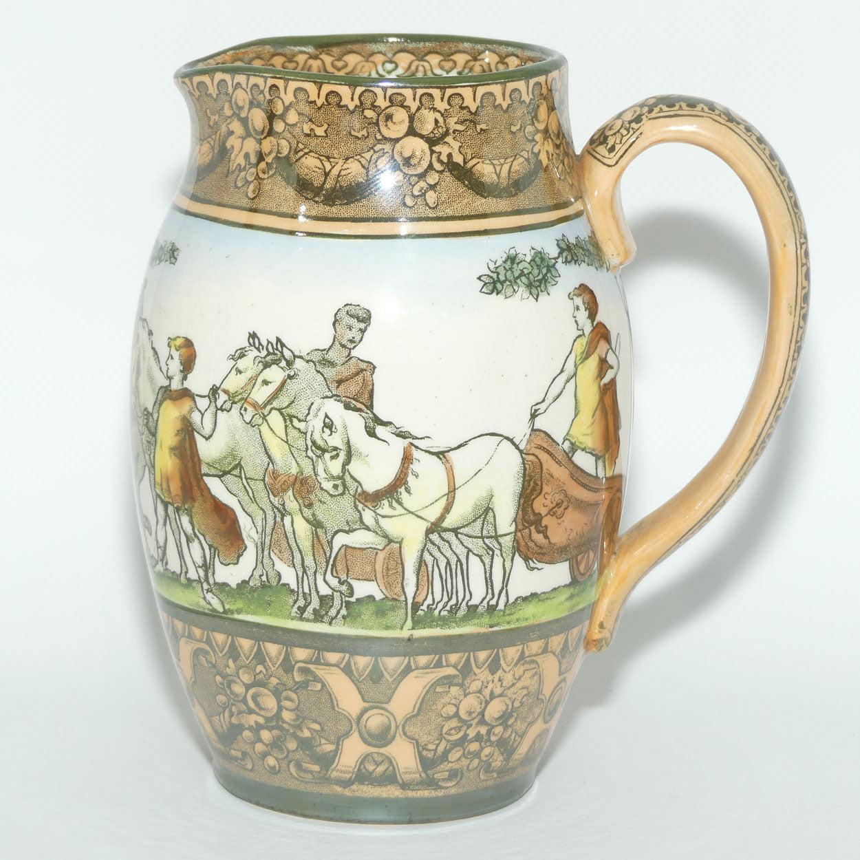 Doulton Burslem Isthmian Games Tavern shape jug D1012 (#1)