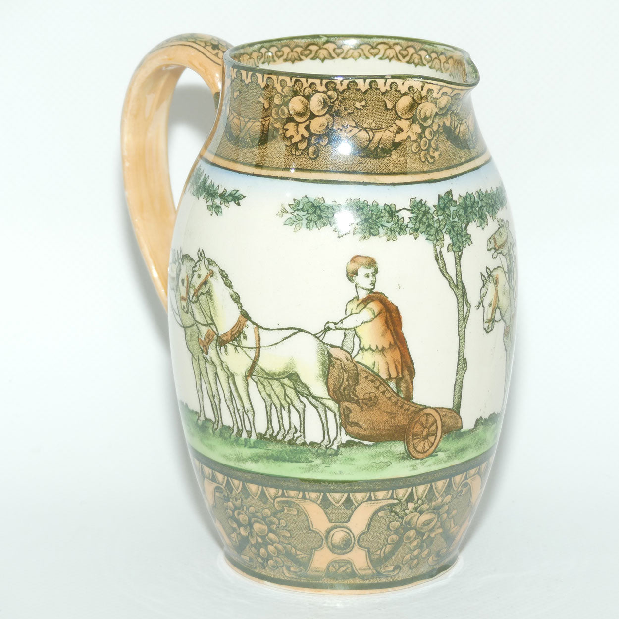 Doulton Burslem Isthmian Games Tavern shape jug (#2)