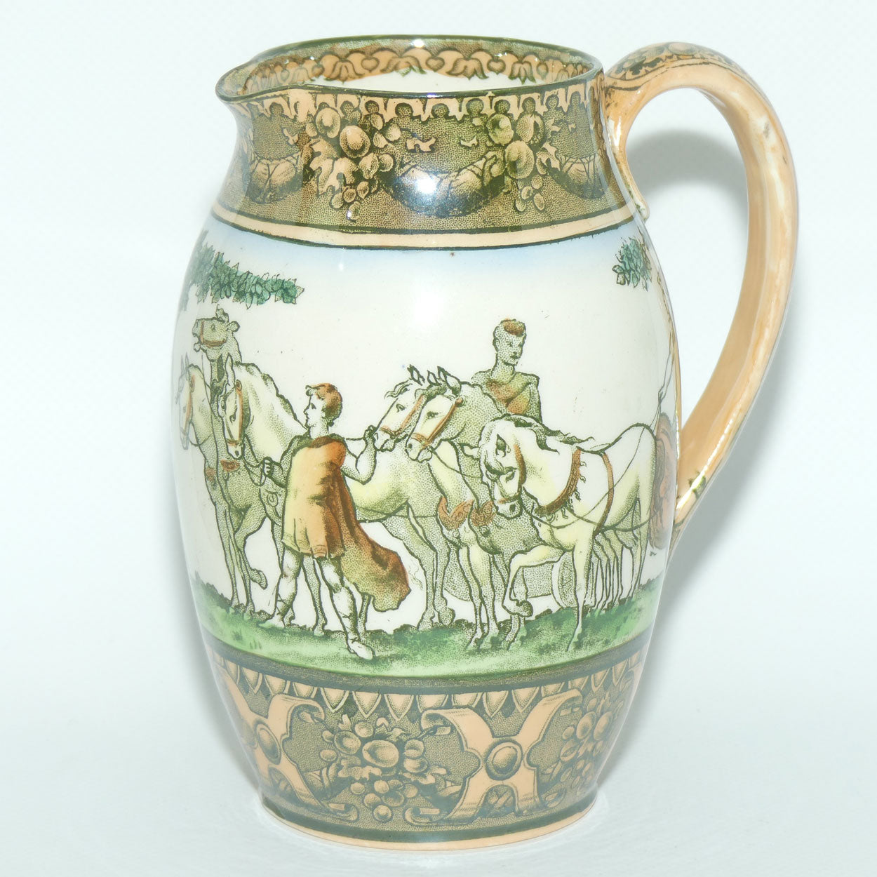 Doulton Burslem Isthmian Games Tavern shape jug (#2)