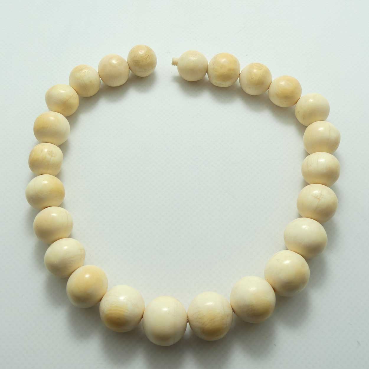 Very Heavy Antique set of Ivory Beads | 16 to 19mm thick