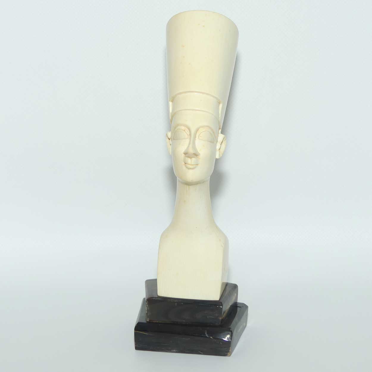 Carved Ivory Bust of Egyptian Queen Nefertiti | 22.5cm tall