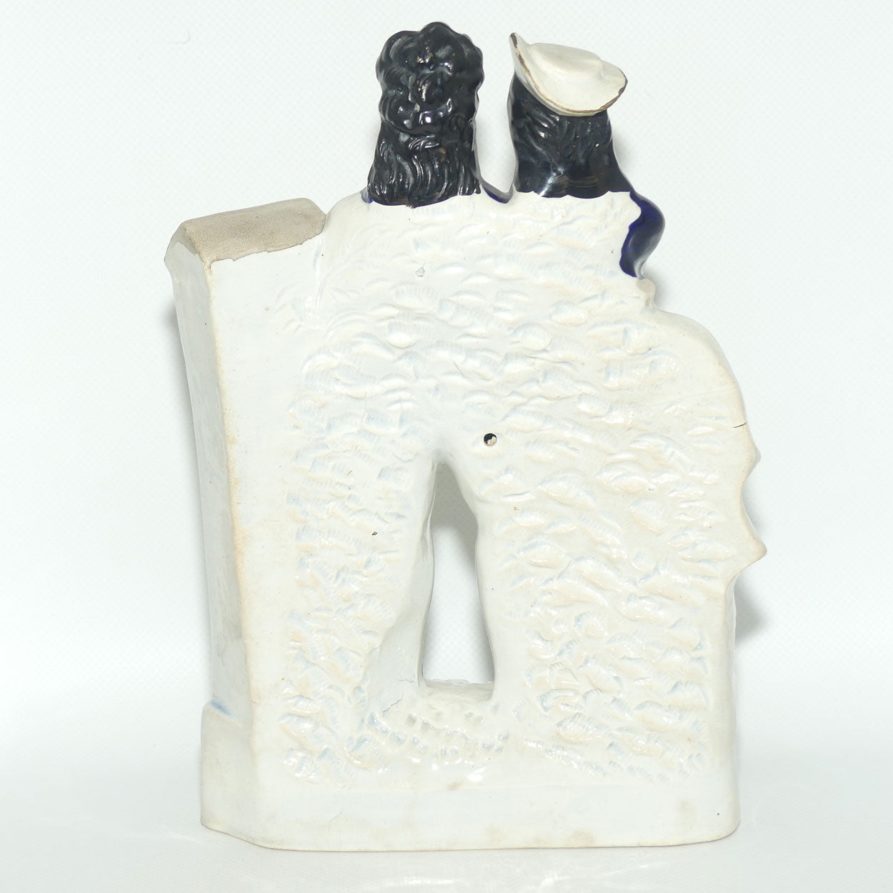 Antique Staffordshire Pottery Jack and Jill figure