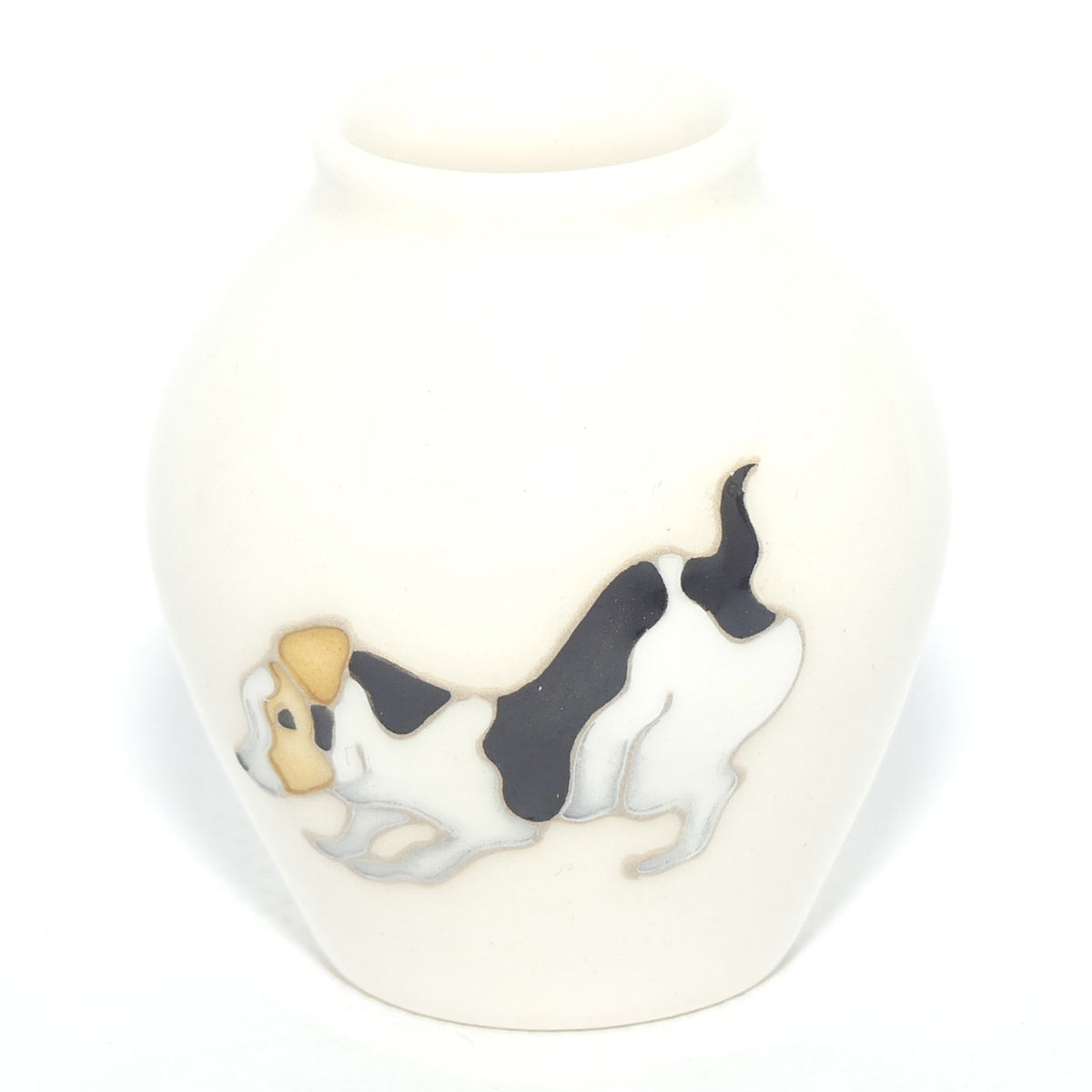 Moorcroft Jack Russell vase | Shape 4/2 | #1