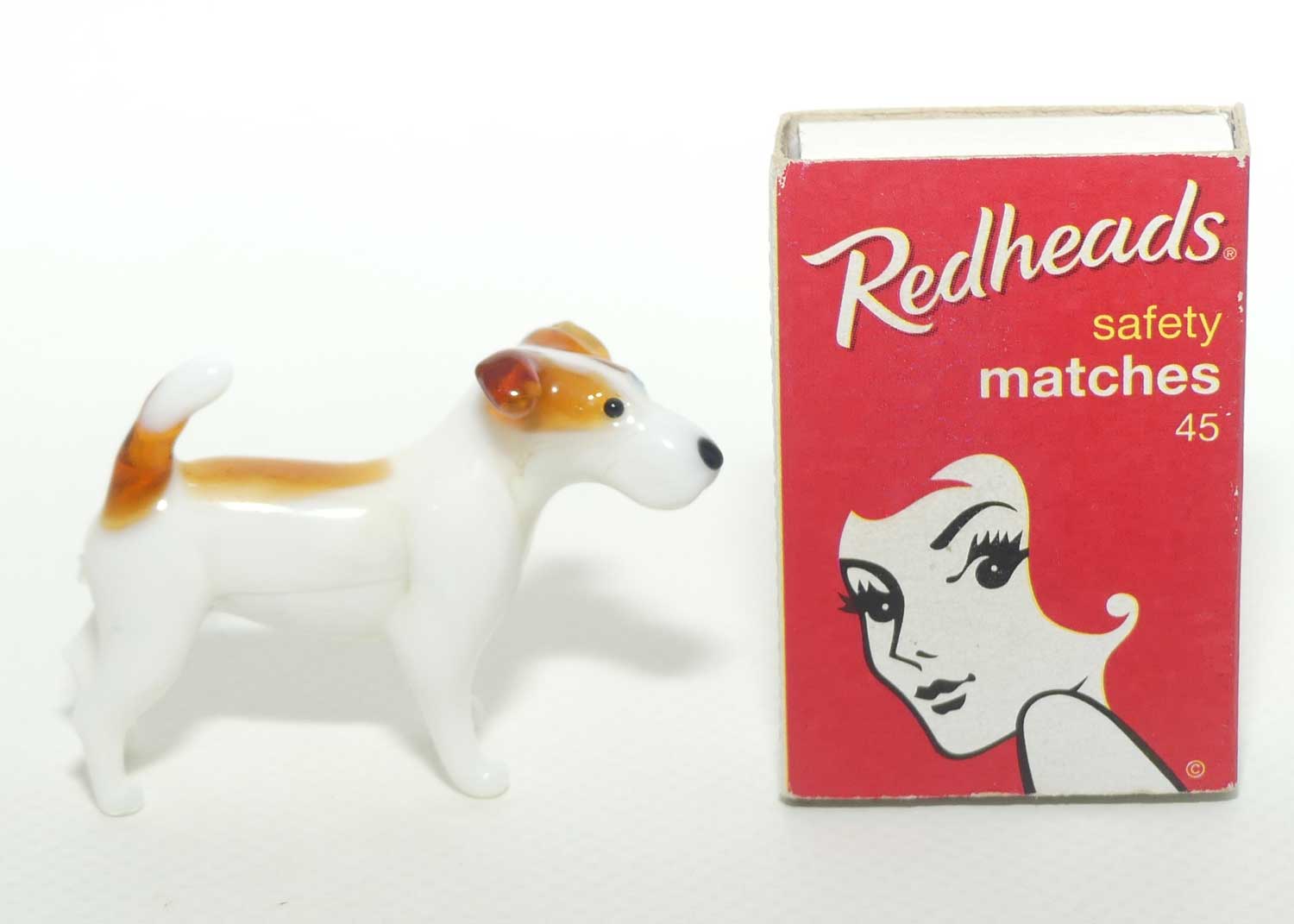 Fine quality Russian Lampwork Glass Jack Russell Terrier