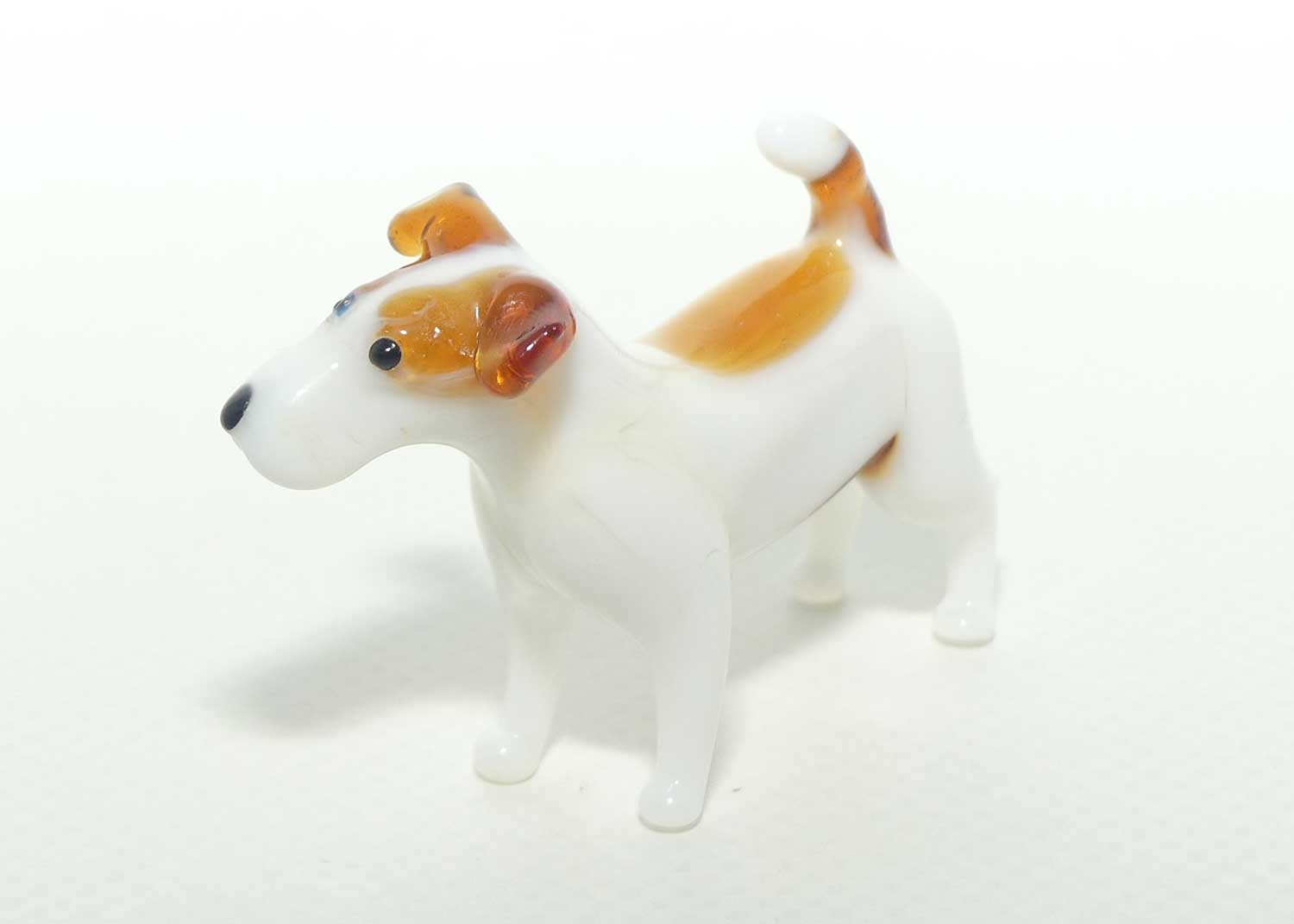 Fine quality Russian Lampwork Glass Jack Russell Terrier