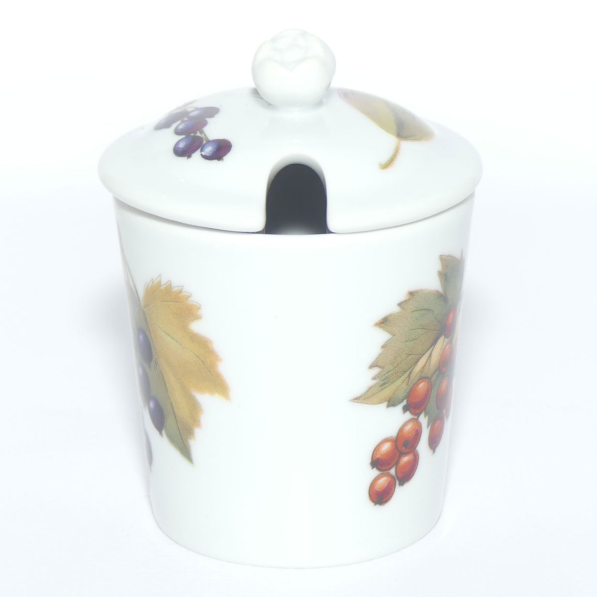 Royal Worcester Fine Porcelain | Evesham pattern | jam pot