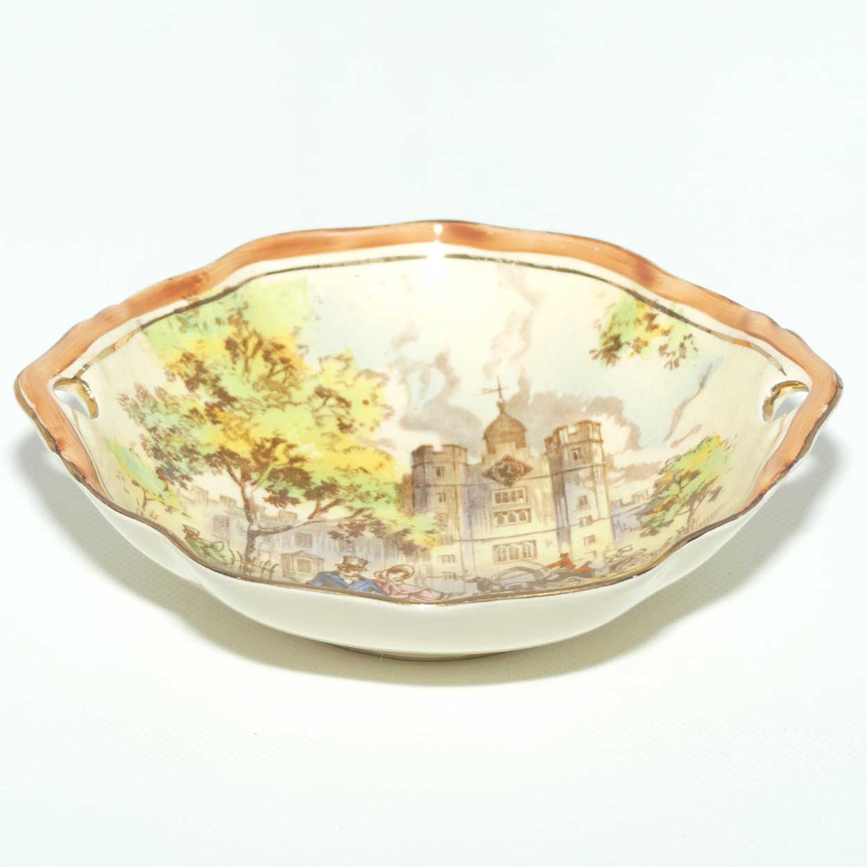 Royal Winton Old London St James Palace dish with twin handles