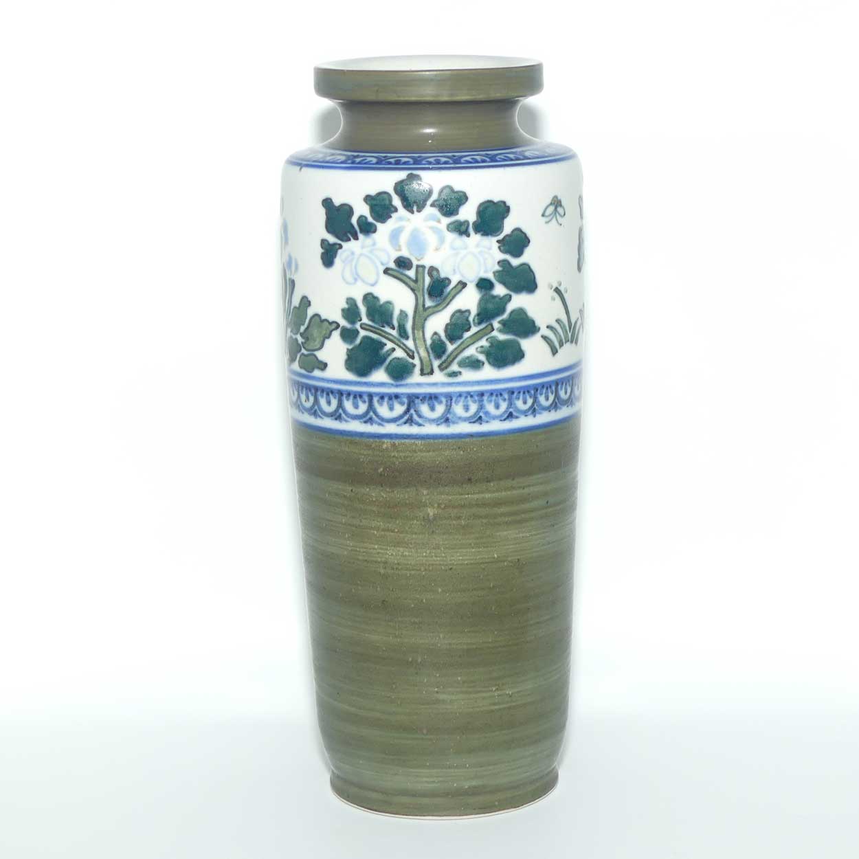 Mid 20th Century Japan Pottery Faience Vase