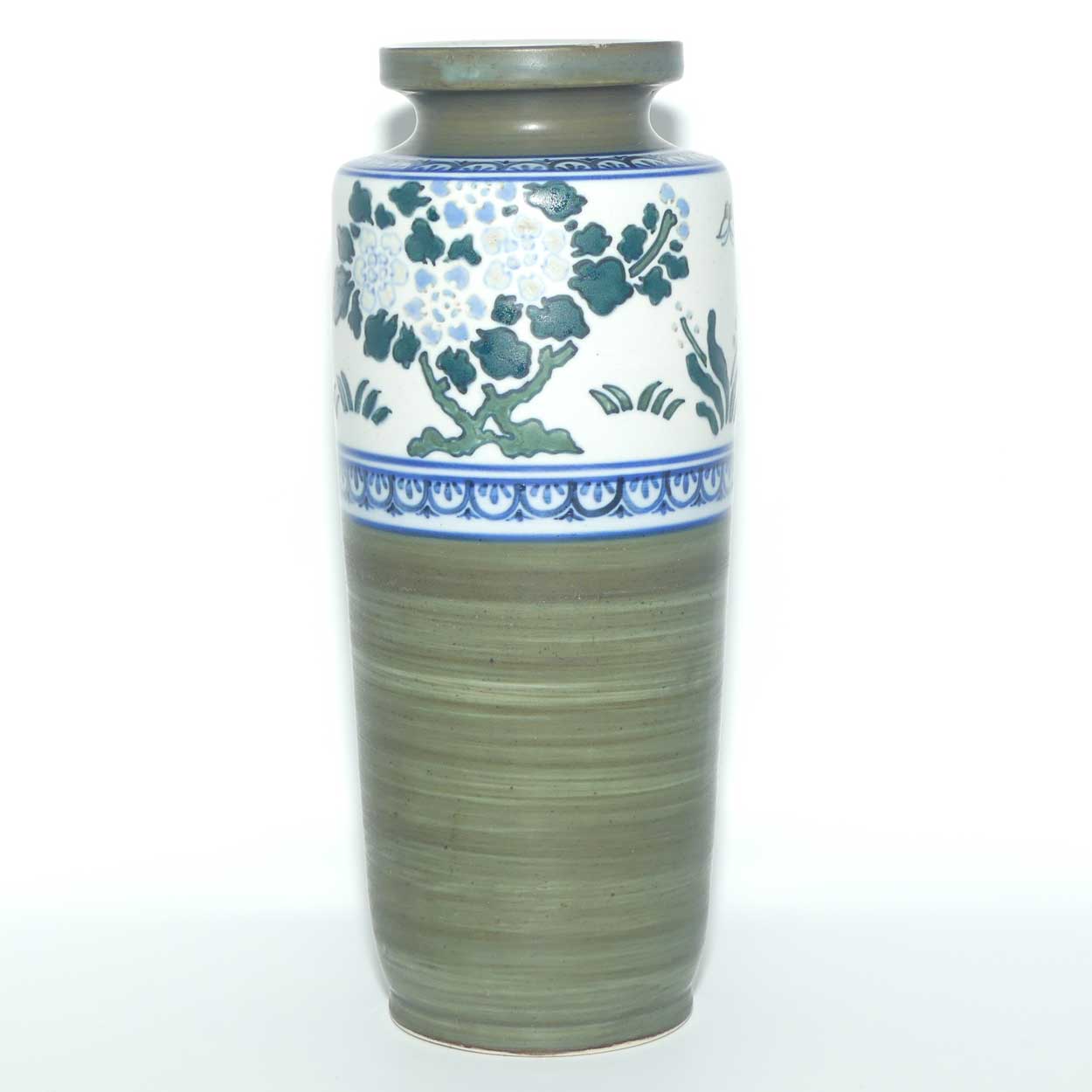 Mid 20th Century Japan Pottery Faience Vase