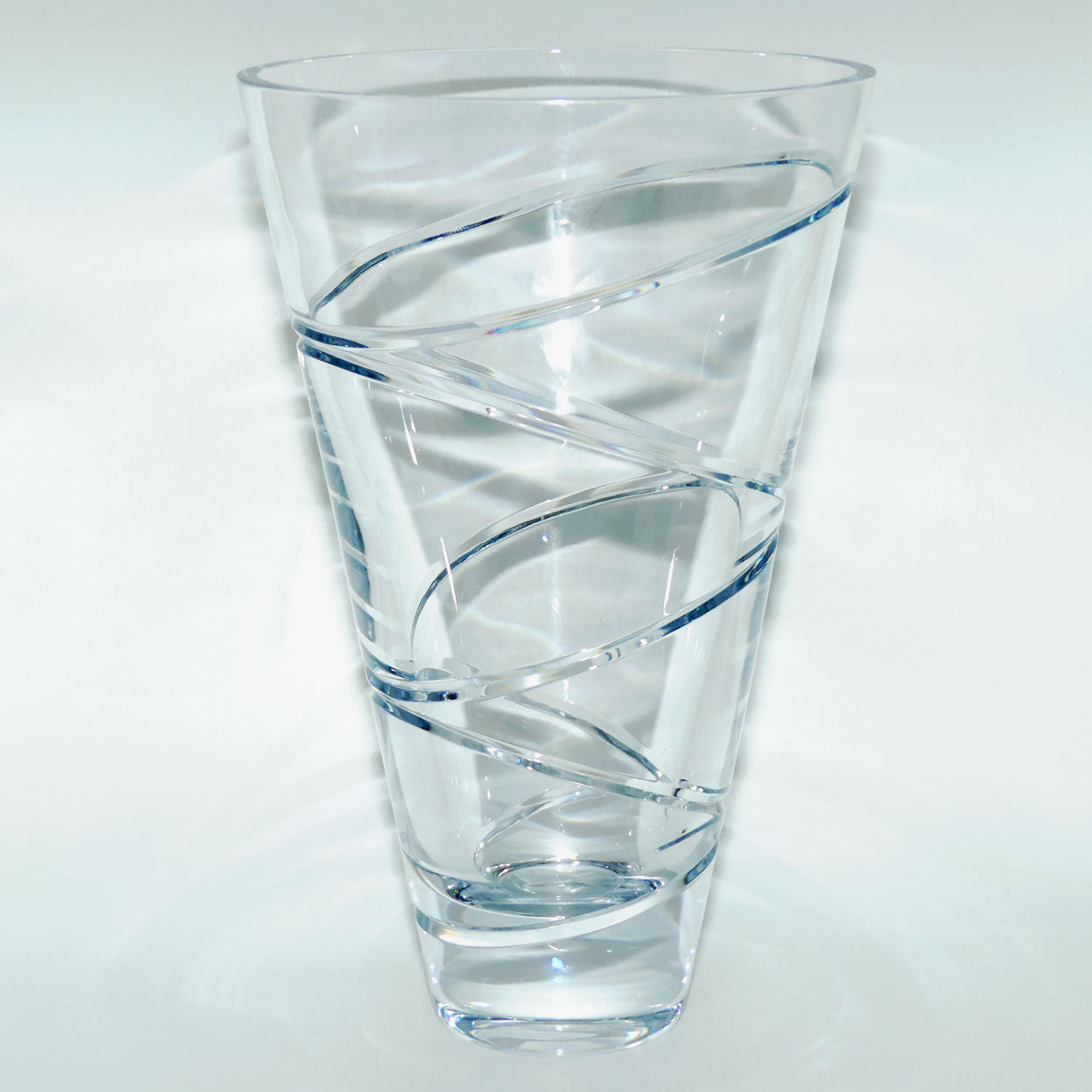 Stuart Crystal Aura by Jasper Conran tall vase | 37cms tall